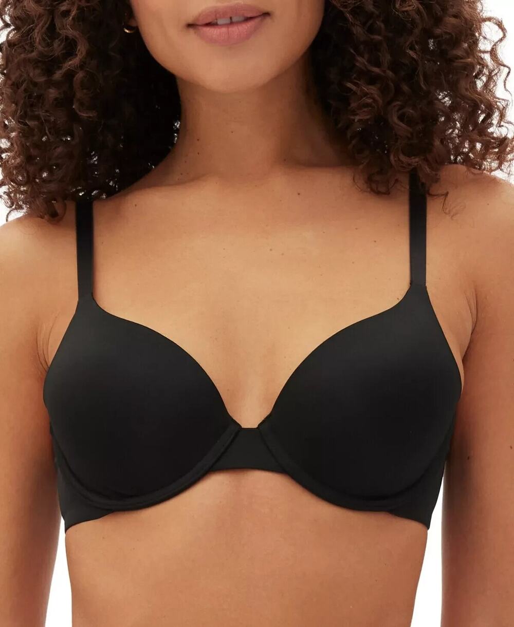 Gap GapBody Women's Everyday Essentials T-Shirt Bra GPW00351 Black 34DD